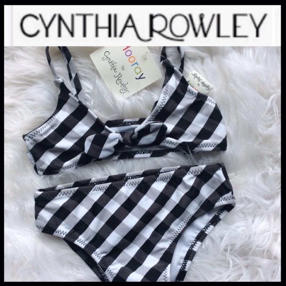 NWT Cynthia Rowley Gingham Bikini